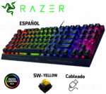 TECLADO RAZER BLACKWIDOW V3 TKL MECHANICAL SWITCH YELLOW 80M SP CHROMA BLACK (RZ03-03492300-R311)